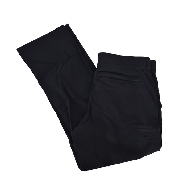 UB Pants Mens 34x28act (T36x30) Black Tech Performance Hiking‎ Cargo Chino - Picture 1 of 11